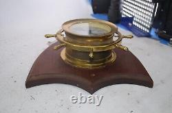 Seth Thomas 8-Day Keywound Ship's Bell Strikkng Clock. ALST