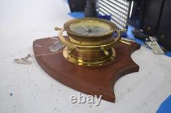 Seth Thomas 8-Day Keywound Ship's Bell Strikkng Clock. ALST