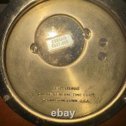 Seth Thomas 8-Day Keywound Ship's Bell Strikkng Clock HELMSMAN ASLT