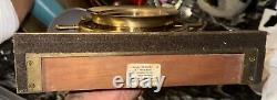 Seth Thomas 8-Day Keywound Ship's Bell Strikkng Clock HELMSMAN ASLT