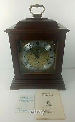 Seth Thomas 8 Day Legacy 3W 1314-000 Mantel Table Clock Westminster Chime Works