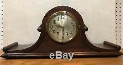 Seth Thomas 8 Day Tambour Style Mantel Table Shelf Clock Clean 120 Movement