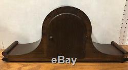 Seth Thomas 8 Day Tambour Style Mantel Table Shelf Clock Clean 120 Movement