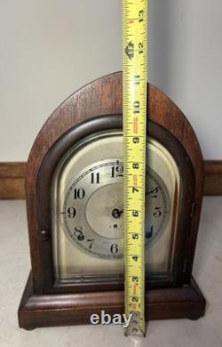 Seth Thomas 8 Day Time Strike Beehive Tombstone Gothic Shelf Table Mantel Clock