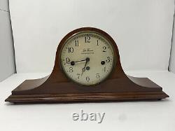 Seth Thomas 8 Day Woodbury Westminster Chime Mahogany 1302 Mantel Clock AS IS