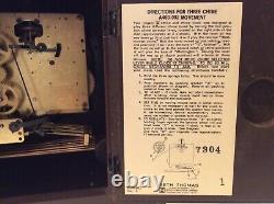 Seth Thomas 8-day 8-rods Triple Chime Bracket Clock/a403-002 Mov. Working