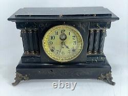 Seth Thomas 8 day Adamantine Clock 6 Pillars Rare No. 295h