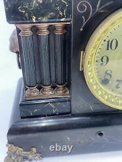 Seth Thomas 8 day Adamantine Clock 6 Pillars Rare No. 295h