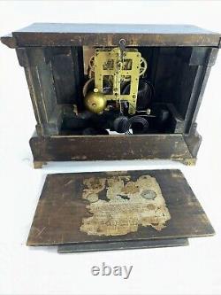 Seth Thomas 8 day Adamantine Clock 6 Pillars Rare No. 295h