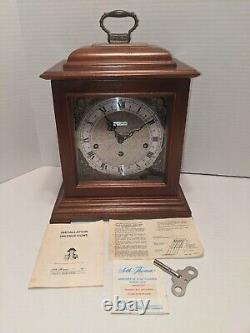 Seth Thomas 8Day Legacy-3W 1314-000 Mantel Clock Westminster Chime withKey Works
