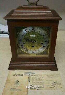 Seth Thomas 8Day Legacy-3W 1314-000 Mantel Table Clock Westminster Chime