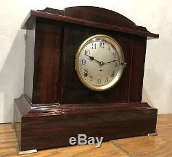 Seth Thomas Adamantine 4 Bell Sonora Chime Mantel Shelf Table Clock