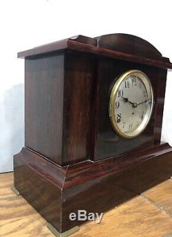 Seth Thomas Adamantine 4 Bell Sonora Chime Mantel Shelf Table Clock