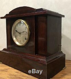 Seth Thomas Adamantine 4 Bell Sonora Chime Mantel Shelf Table Clock