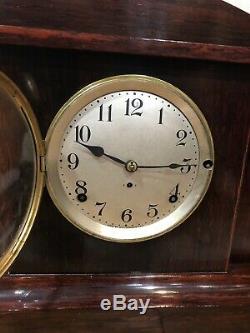 Seth Thomas Adamantine 4 Bell Sonora Chime Mantel Shelf Table Clock