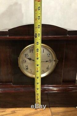 Seth Thomas Adamantine 4 Bell Sonora Chime Mantel Shelf Table Clock