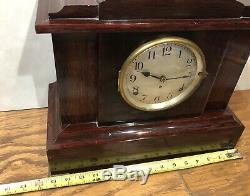 Seth Thomas Adamantine 4 Bell Sonora Chime Mantel Shelf Table Clock