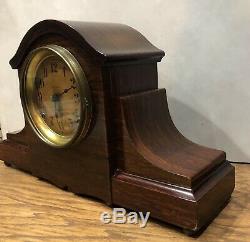 Seth Thomas Adamantine 8 Day Mantle Shelf Table Clock