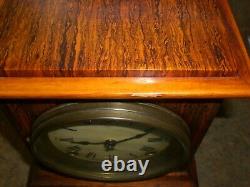 Seth Thomas Adamantine Antique Mantel Clock Circa 1900s, Works Fine