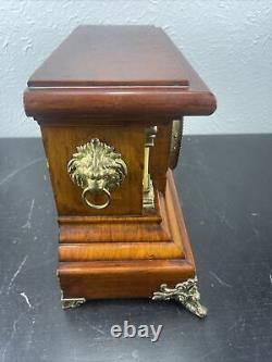 Seth Thomas Adamantine Clock 1880 Lion Heads