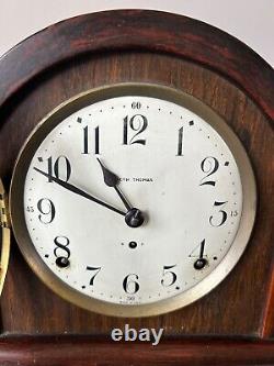 Seth Thomas Adamantine Clock Roy Model, Working Good Condition