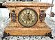 Seth Thomas Adamantine Rare Potmos Mantel Clock 8 Day Chime Antique Runs