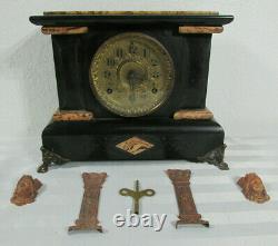 Seth Thomas Adamintane 8 Day Mantle Clock No102 Antique Parts Repair