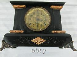 Seth Thomas Adamintane 8 Day Mantle Clock No102 Antique Parts Repair