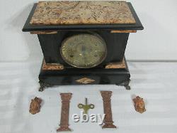 Seth Thomas Adamintane 8 Day Mantle Clock No102 Antique Parts Repair