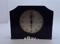 Seth Thomas Alarm Clock 4 3/8 Inch Bakelite Alarm Shelf Clock R13923