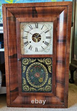 Seth Thomas Antique 1860's Weight Driven Pendulum Wall Clock