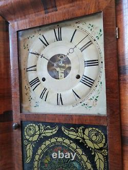 Seth Thomas Antique 1860's Weight Driven Pendulum Wall Clock