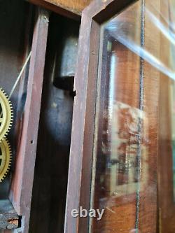 Seth Thomas Antique 1860's Weight Driven Pendulum Wall Clock