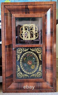 Seth Thomas Antique 1860's Weight Driven Pendulum Wall Clock