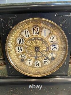 Seth Thomas Antique Adamantine Mantle Clock Made in 1900 No Key