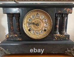 Seth Thomas Antique Adamantine Mantle Clock for Parts/Repair