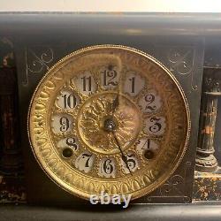 Seth Thomas Antique Adamantine Mantle Clock for Parts/Repair