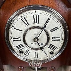 Seth Thomas Antique Atlanta City Series Clock Rosewood Walnut Runs/ No Chimes