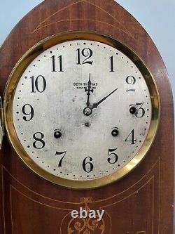 Seth Thomas Antique Grand Gothic Sonora Bells Chime Clock 4 Bells