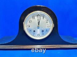 Seth Thomas Antique Key Wind Mantel Clock, c. 1930s, Tambour No. 7, VGAC