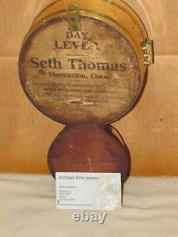 Seth Thomas Antique Ships Bell Clock. 1889chelsea Keyrestored