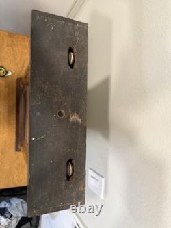 Seth Thomas Antique Wall Pulley & Pendulum Clock Read