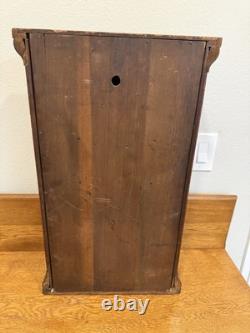 Seth Thomas Antique Wall Pulley & Pendulum Clock Read