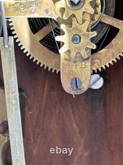 Seth Thomas Atlanta City Clock 8 Day Mantel Table Shelf Clock