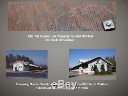 Seth Thomas Ball Standard Atlantic Coast Line Rr Regulator 2, Conway Sc Depot