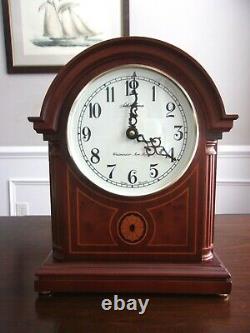 Seth Thomas Barrister Mantel Clock with New Quartz Dual Chime Full 4X4 Movement