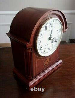 Seth Thomas Barrister Mantel Clock with New Quartz Dual Chime Full 4X4 Movement