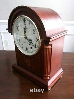 Seth Thomas Barrister Mantel Clock with New Quartz Dual Chime Full 4X4 Movement