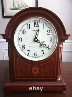 Seth Thomas Barrister Mantel Clock with New Quartz Dual Chime Full 4X4 Movement