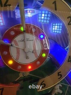 Seth Thomas Baseball Clock-PLEASE READ DESCRIPTION! DOESN'T WORK ALL THE TIME